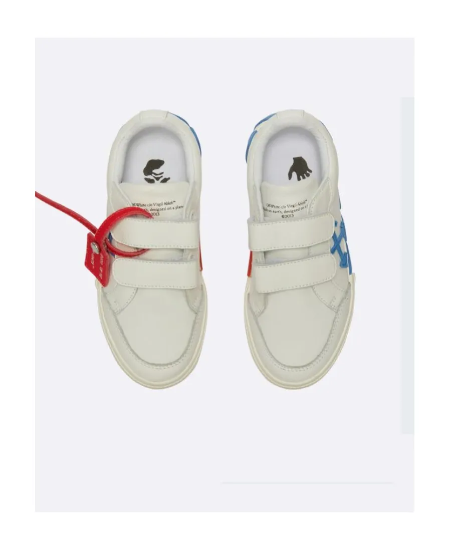 Velcro Vulcanized White Blue