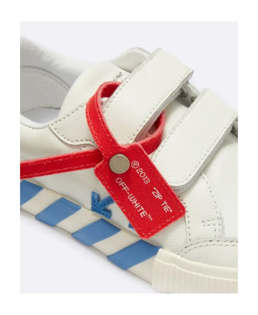 Velcro Vulcanized White Blue