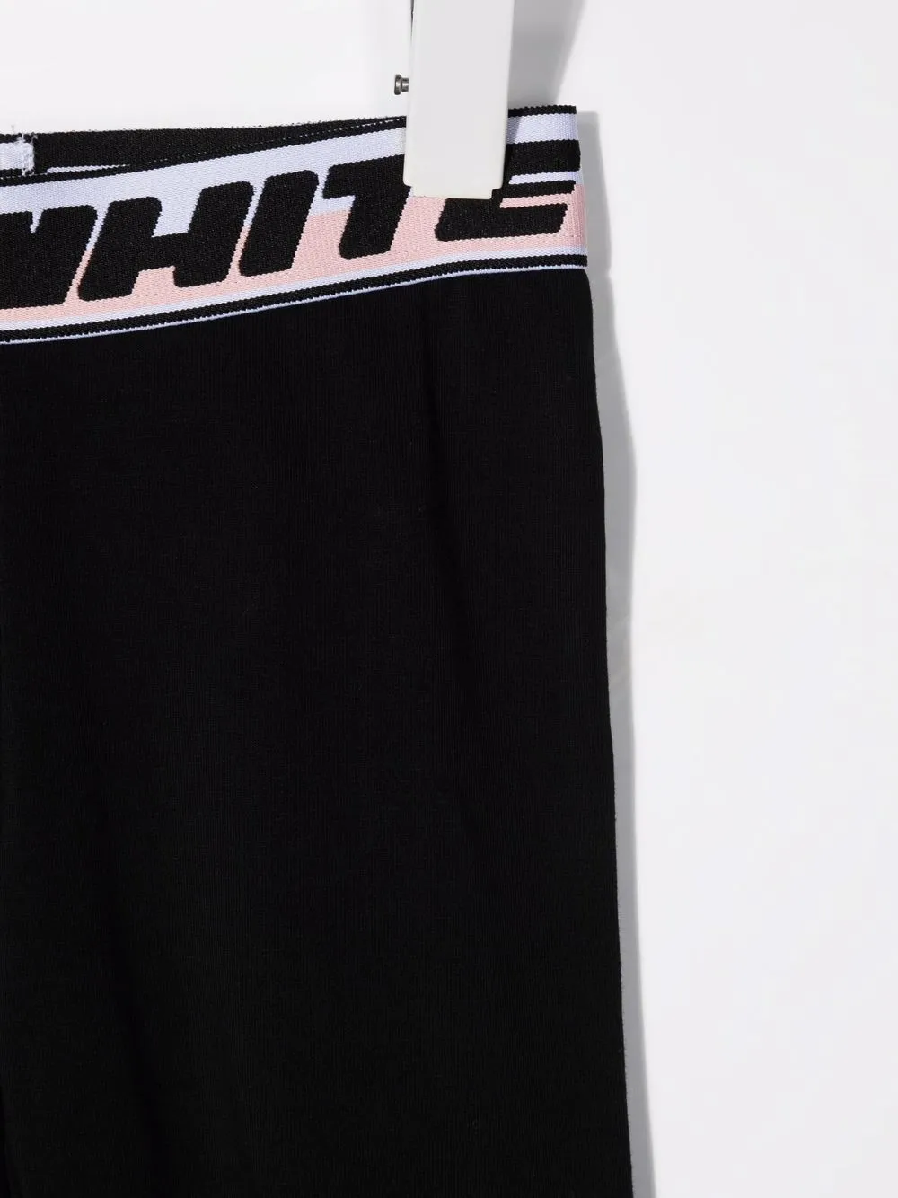 Off-White Kids Logo Waistband High Waist Leggings