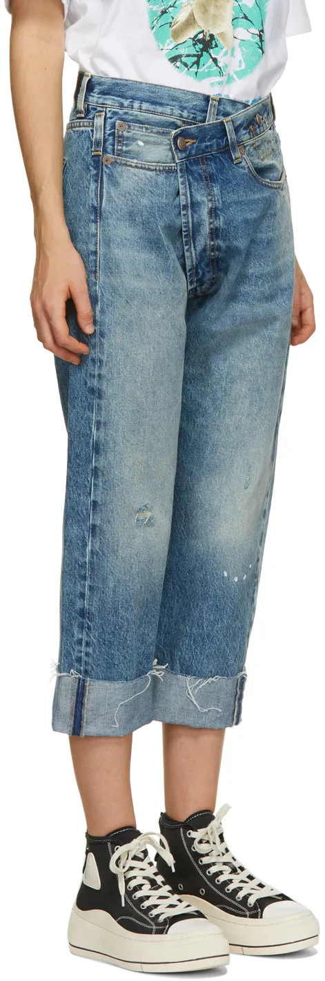 Low-Rise Cropped Jeans