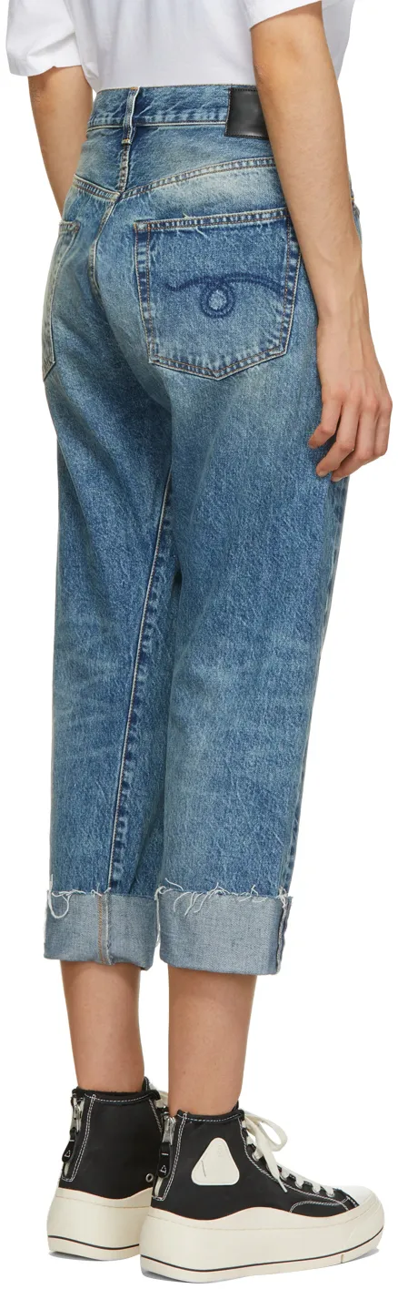 Low-Rise Cropped Jeans