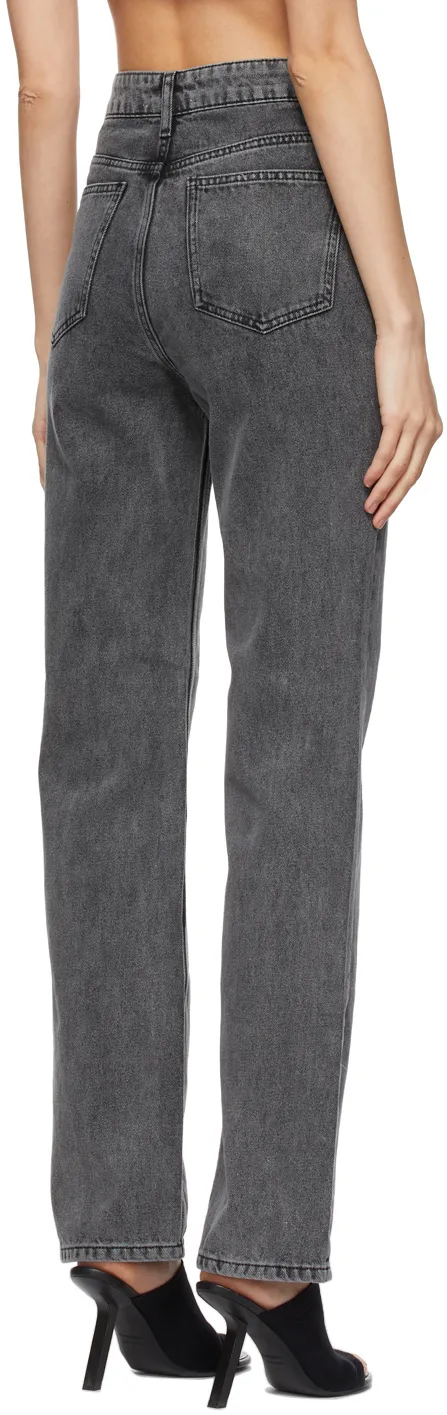 Logo Straight Jeans