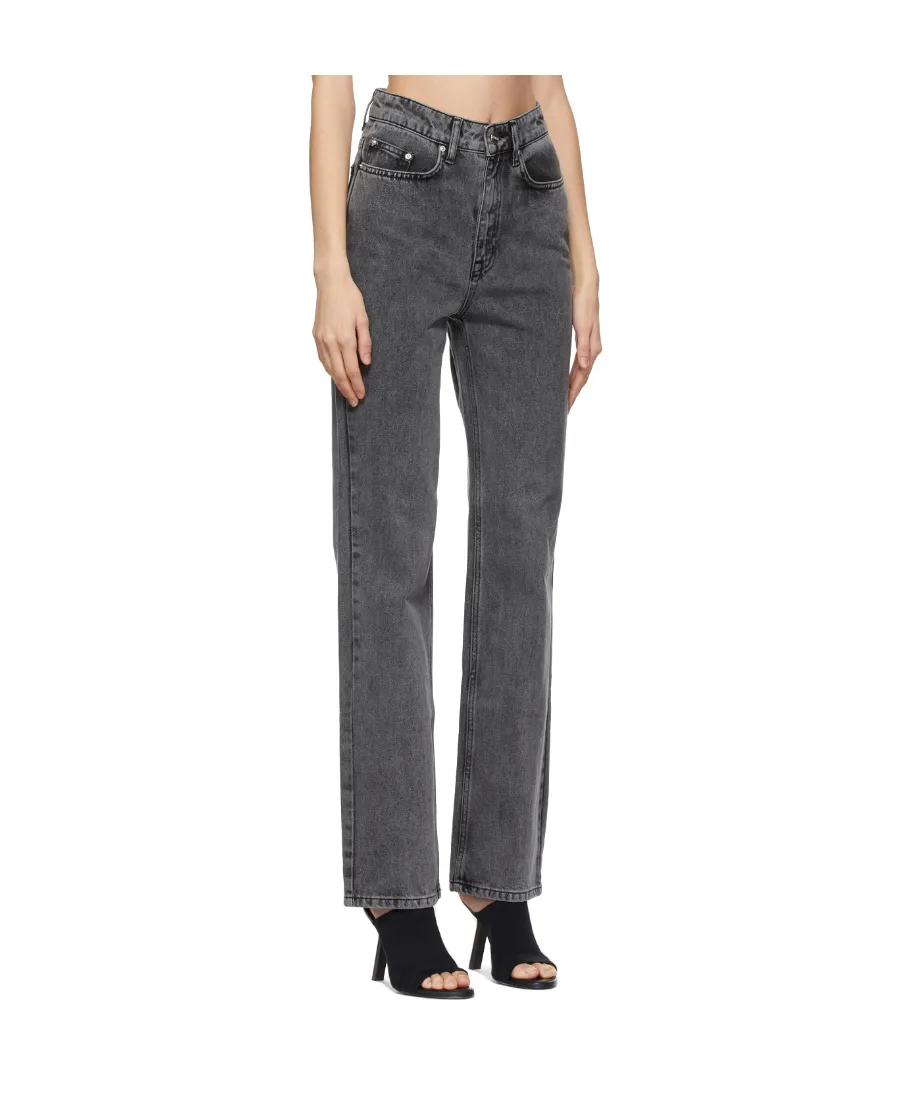 Logo Straight Jeans