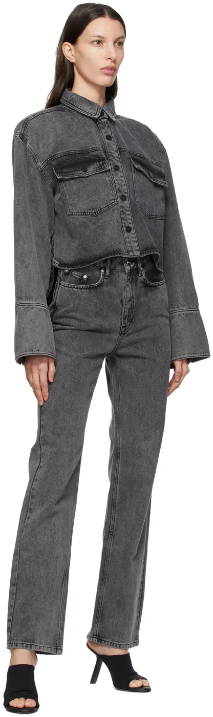 Logo Straight Jeans