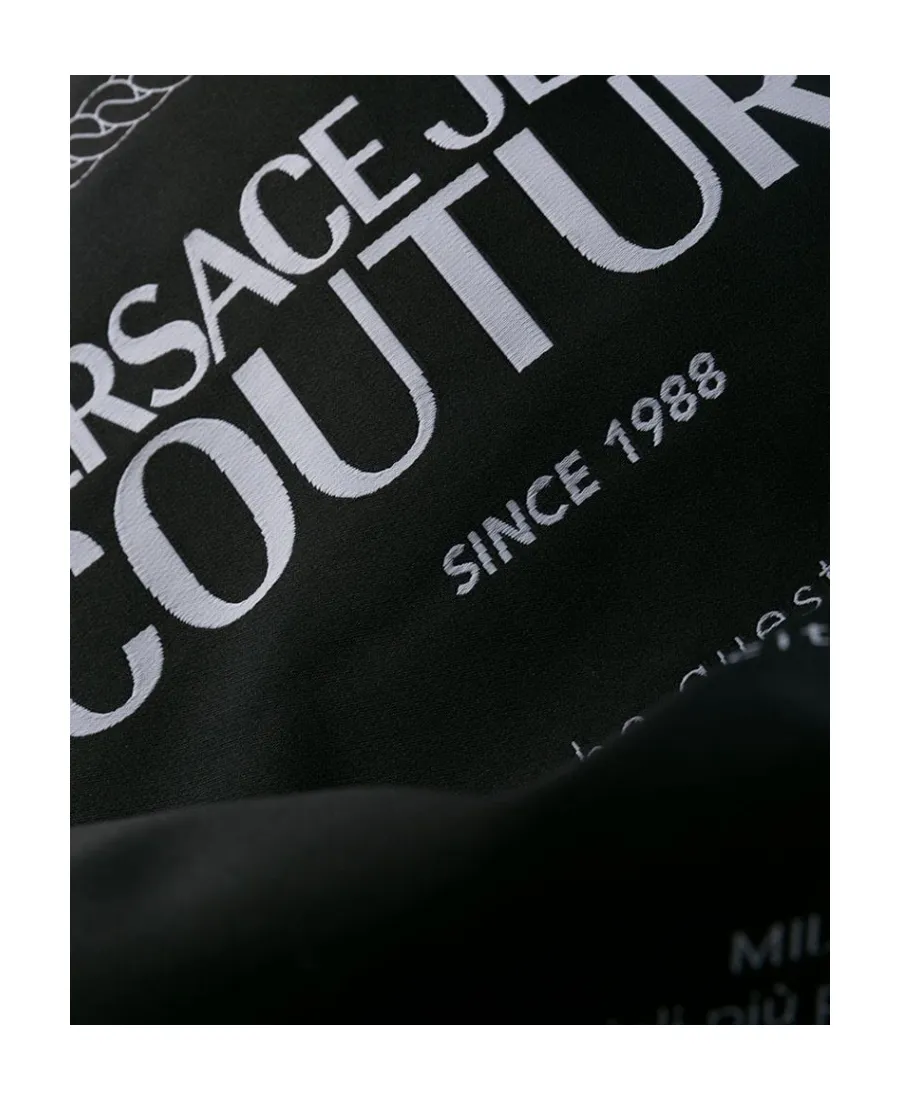 Black Oversized Hooded Casual Jacket