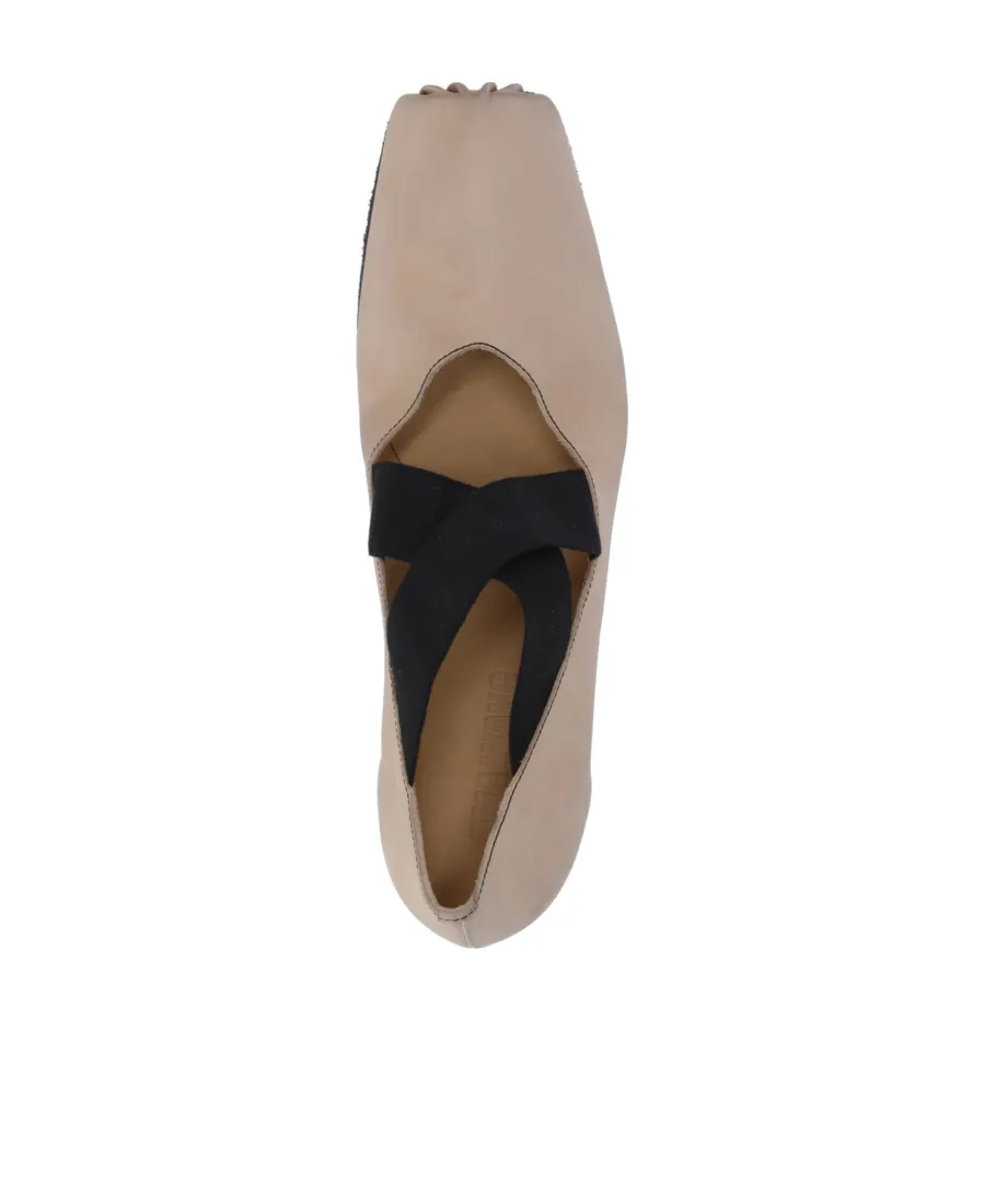 Square Head Flat-Soled Shoes