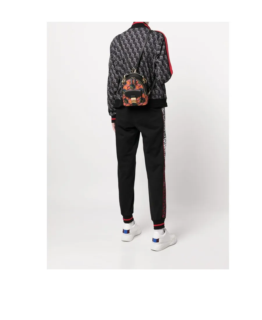 Logo Geometric Jacquard Backpack