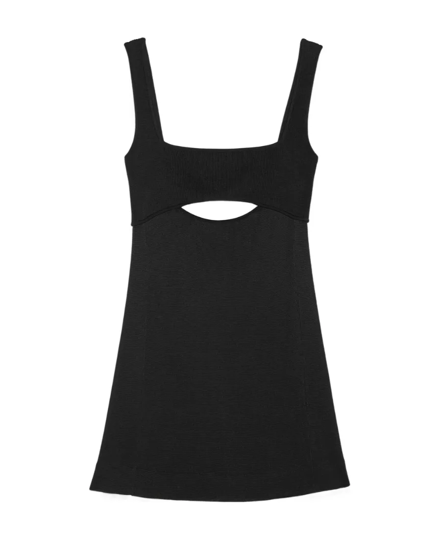 Saint Laurent Cut-Out Mini Dress