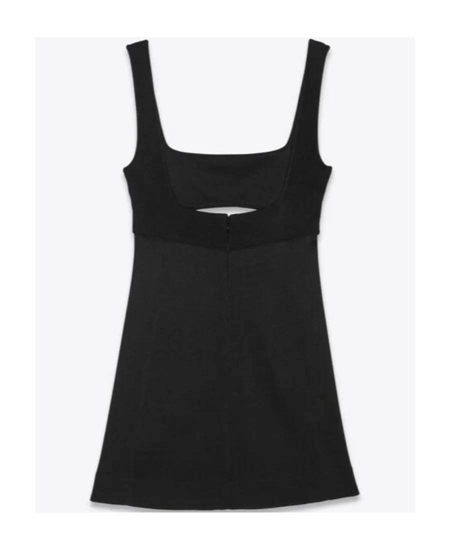 Saint Laurent Cut-Out Mini Dress