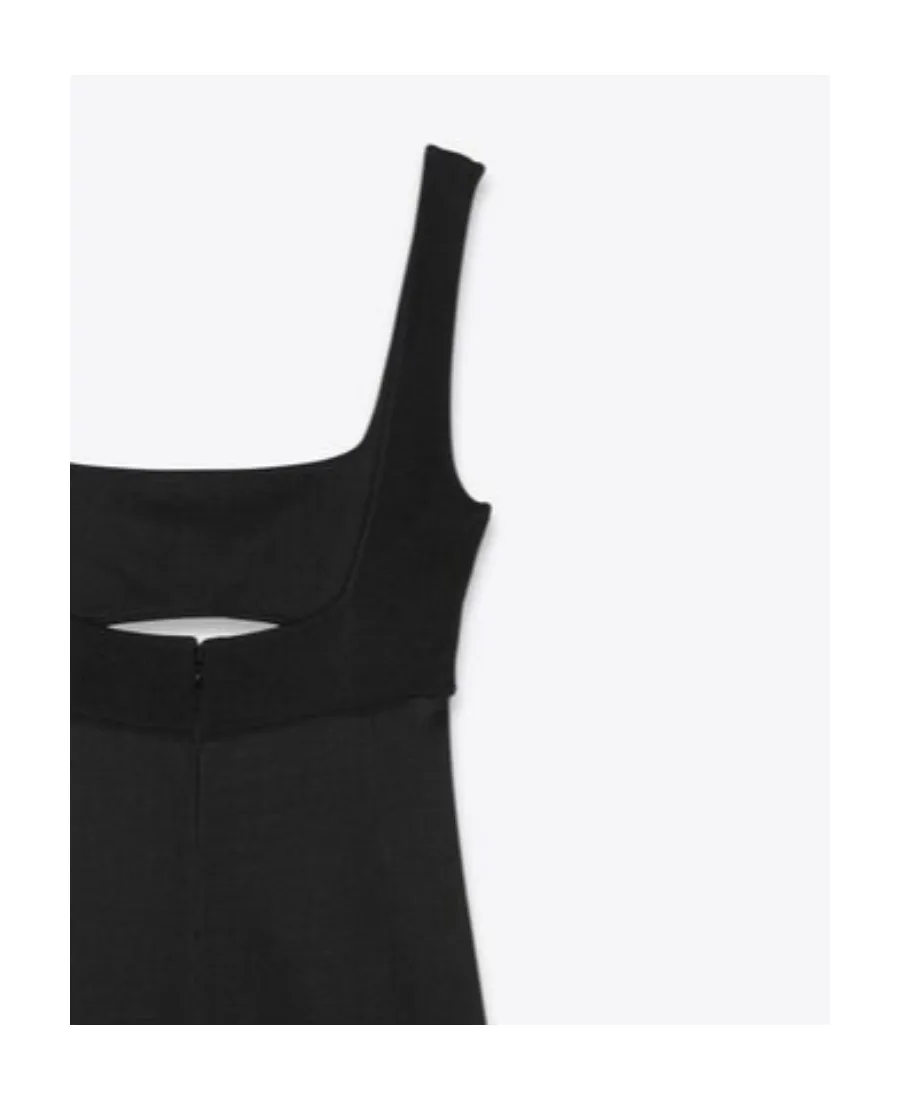 Saint Laurent Cut-Out Mini Dress
