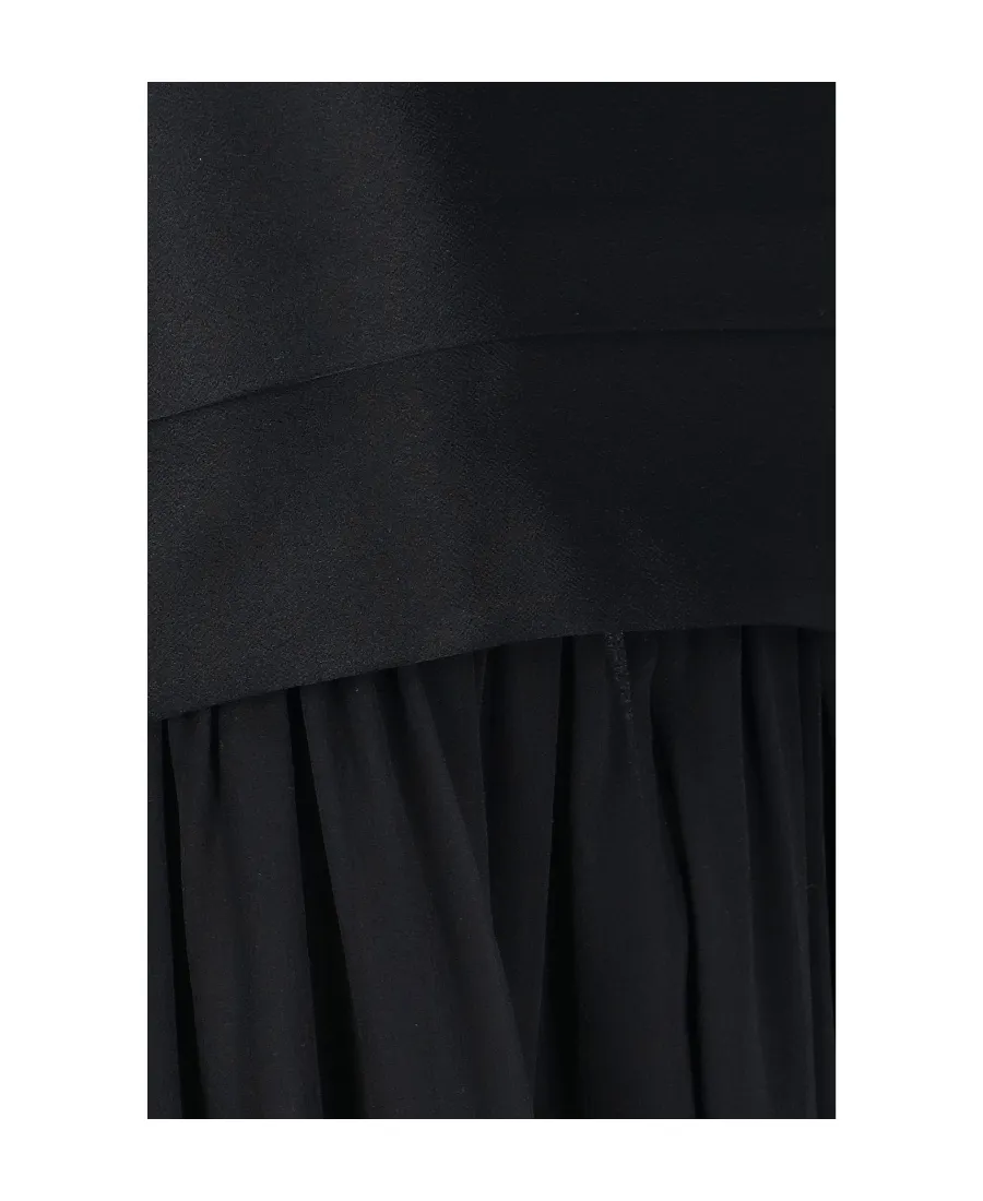 Sleeveless Dress In Crepe Muslin
