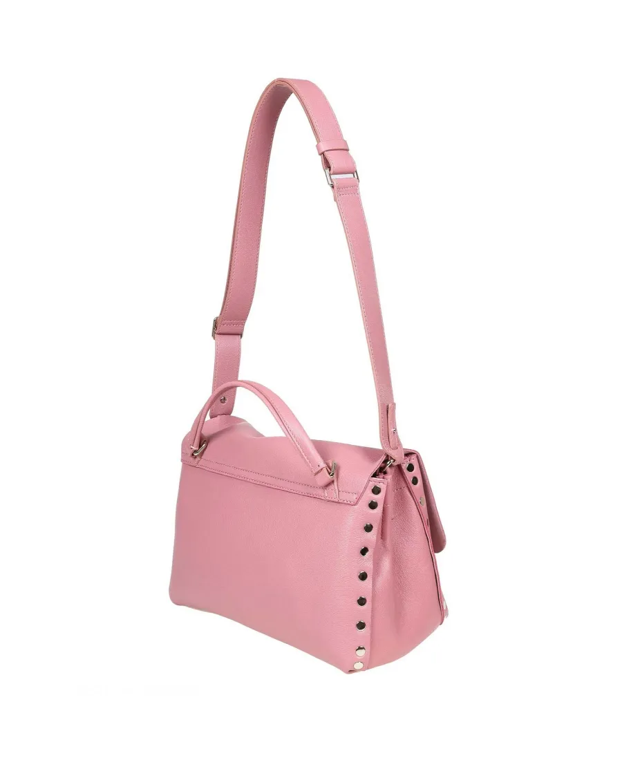 Zanellato Postina Studded Foldover Top Tote Bag