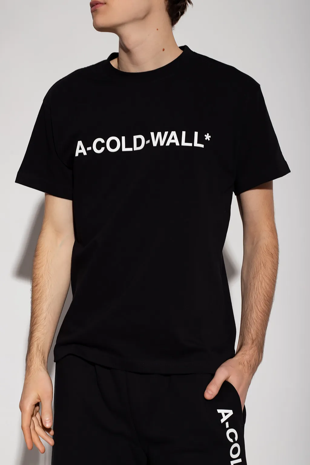 A-Cold-Wall* Logo Printed Crewneck T-Shirt