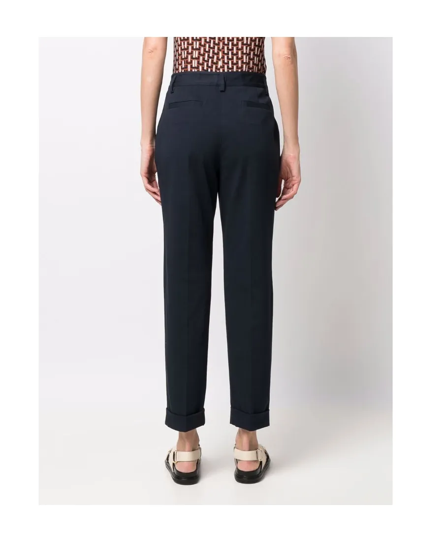 High-Waisted Tailored Trousers
