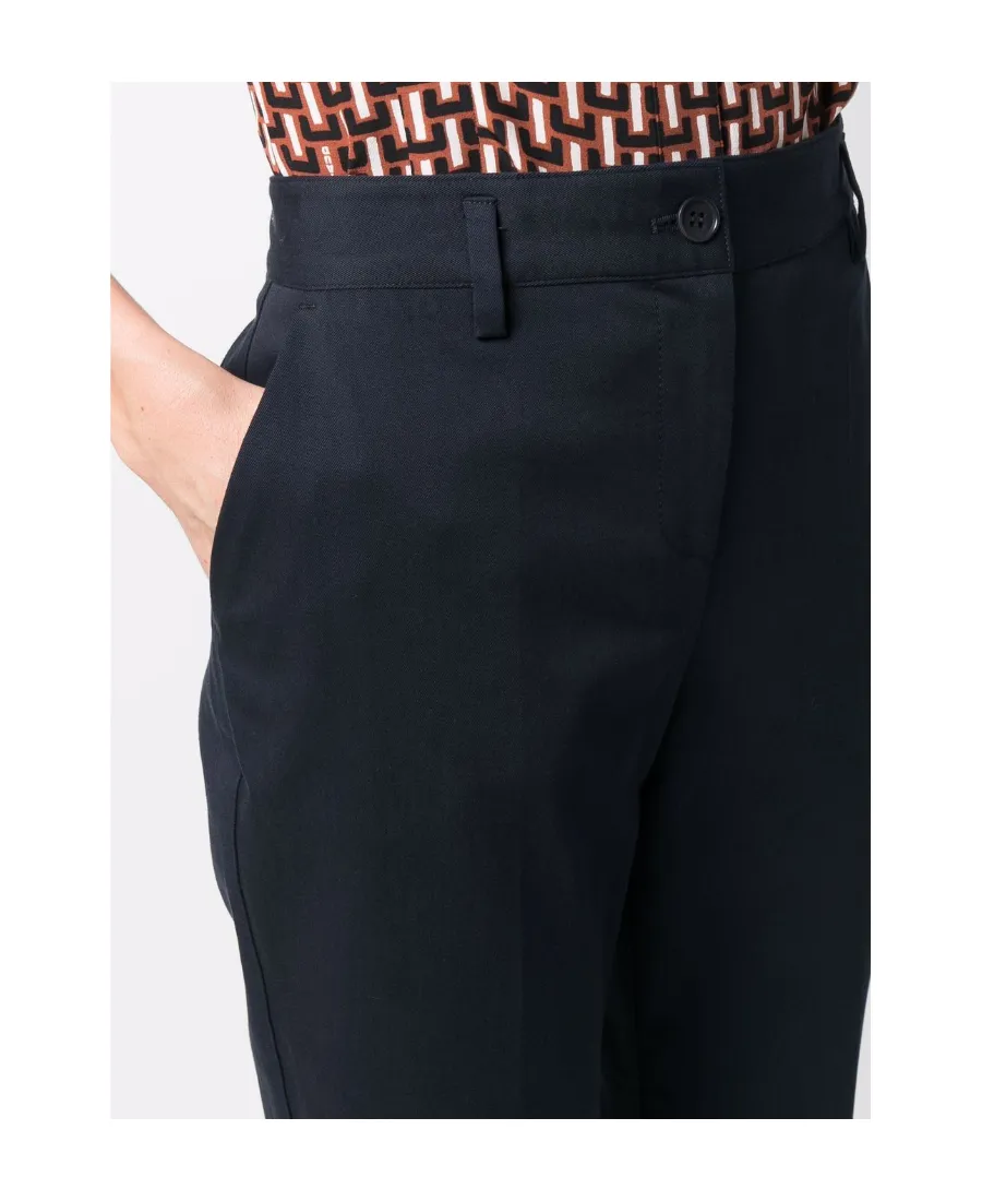 High-Waisted Tailored Trousers