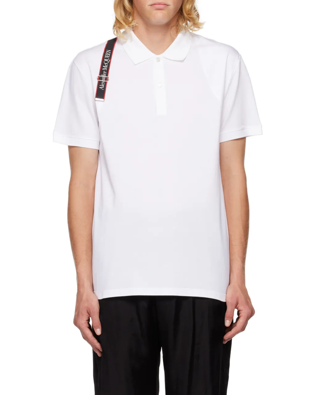 Alexander Mcqueen Logo Band Polo Shirt