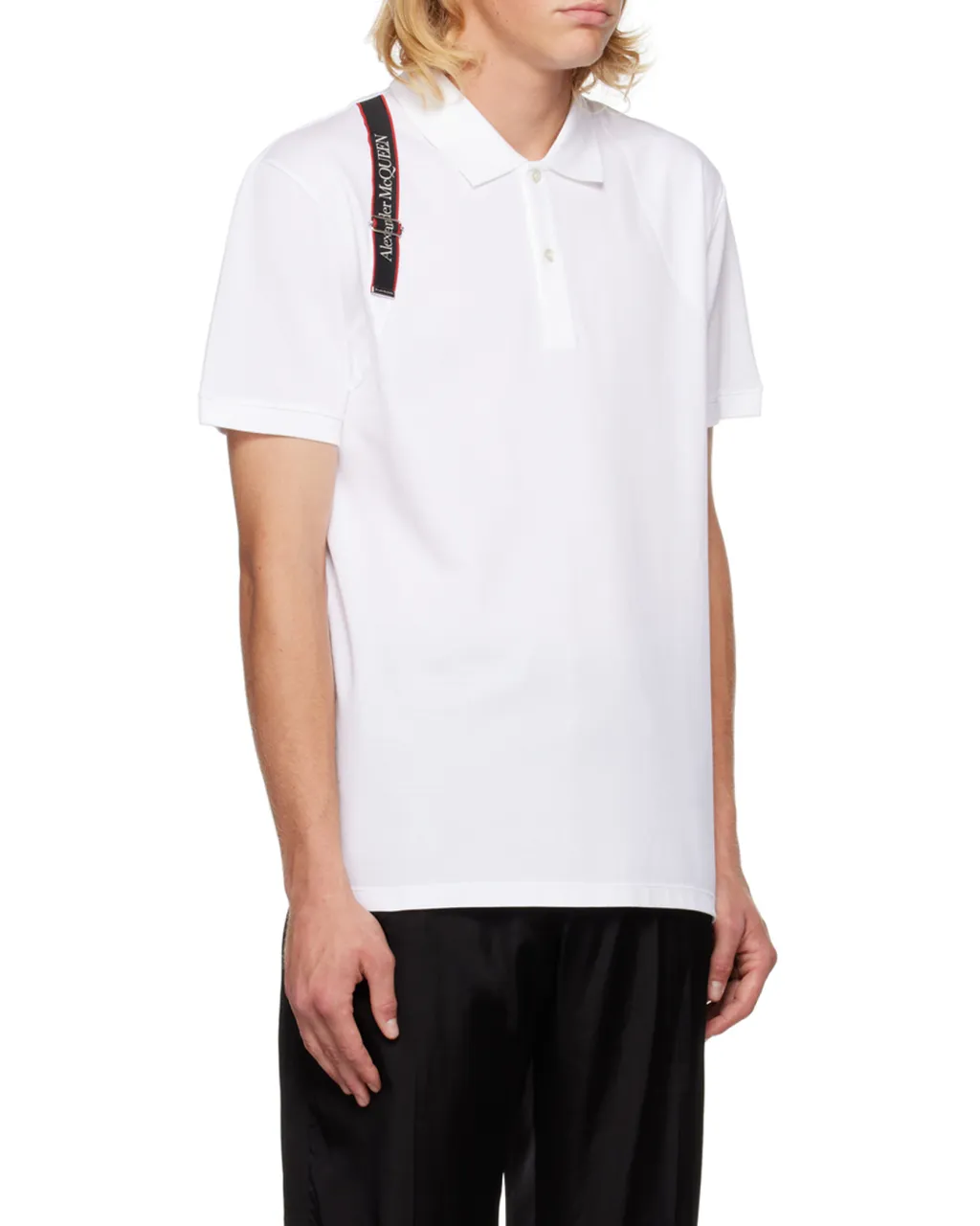 Alexander Mcqueen Logo Band Polo Shirt