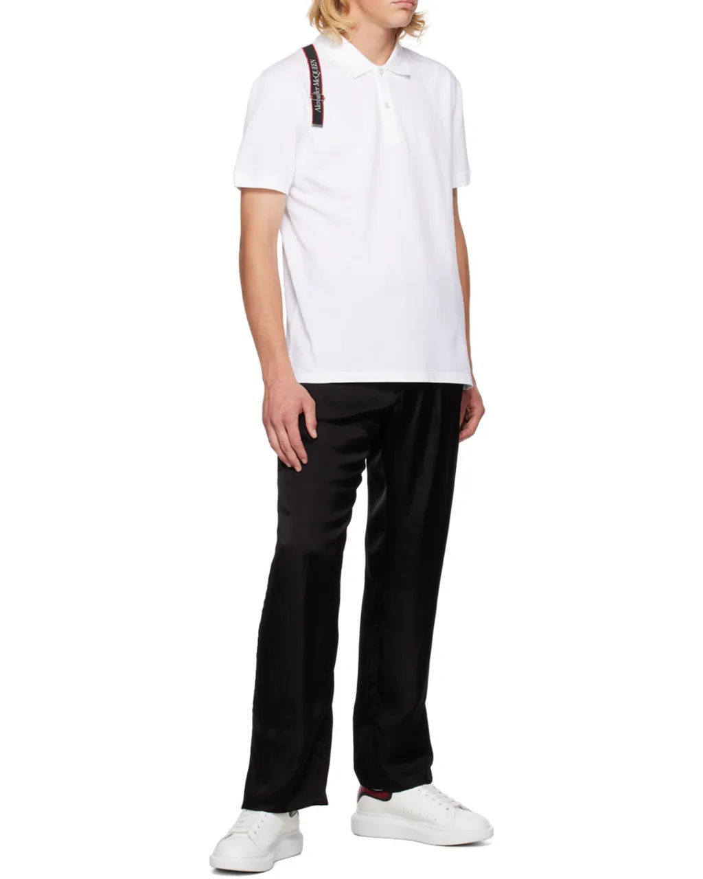 Alexander Mcqueen Logo Band Polo Shirt