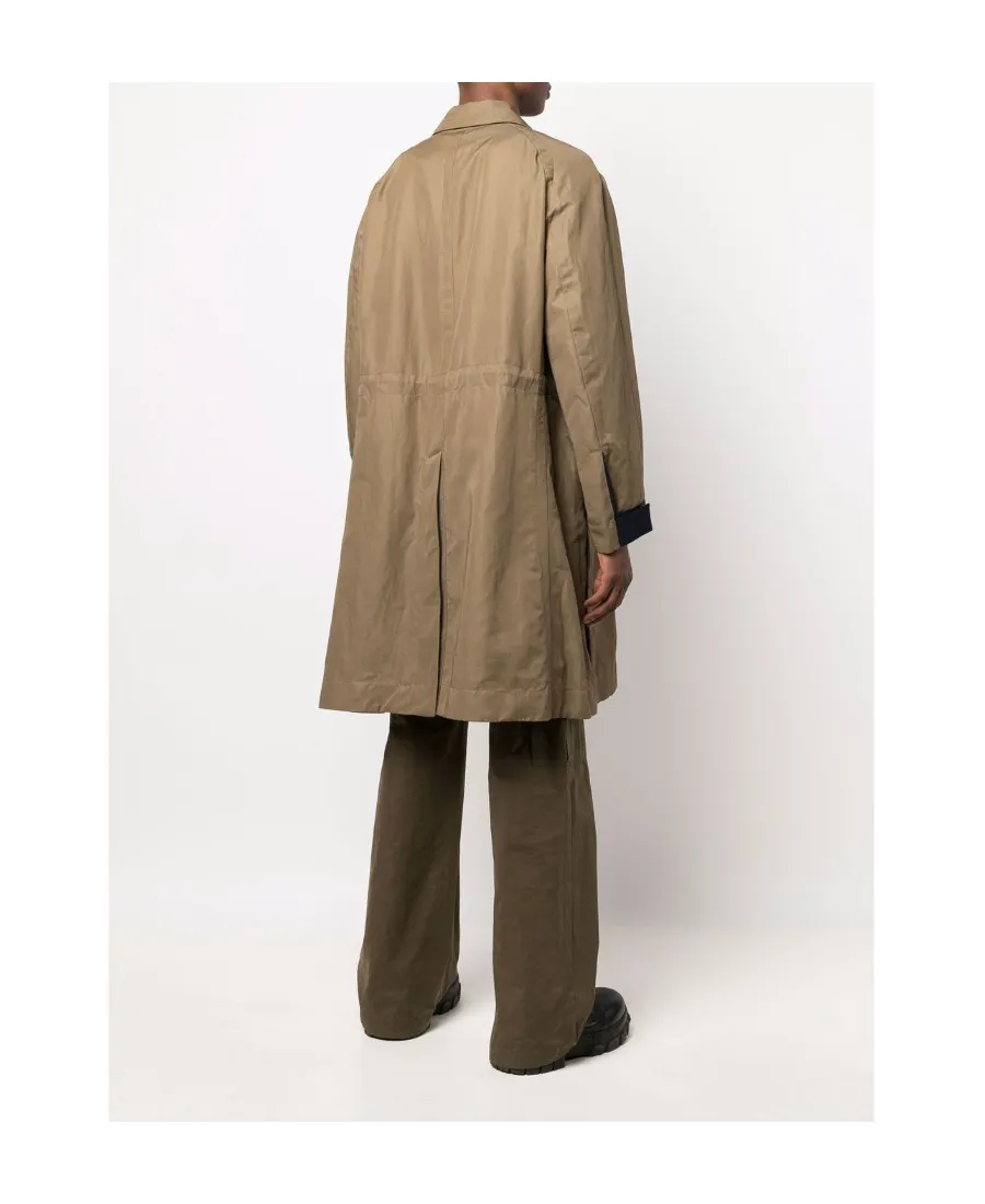 Long-Sleeve Trench Coat