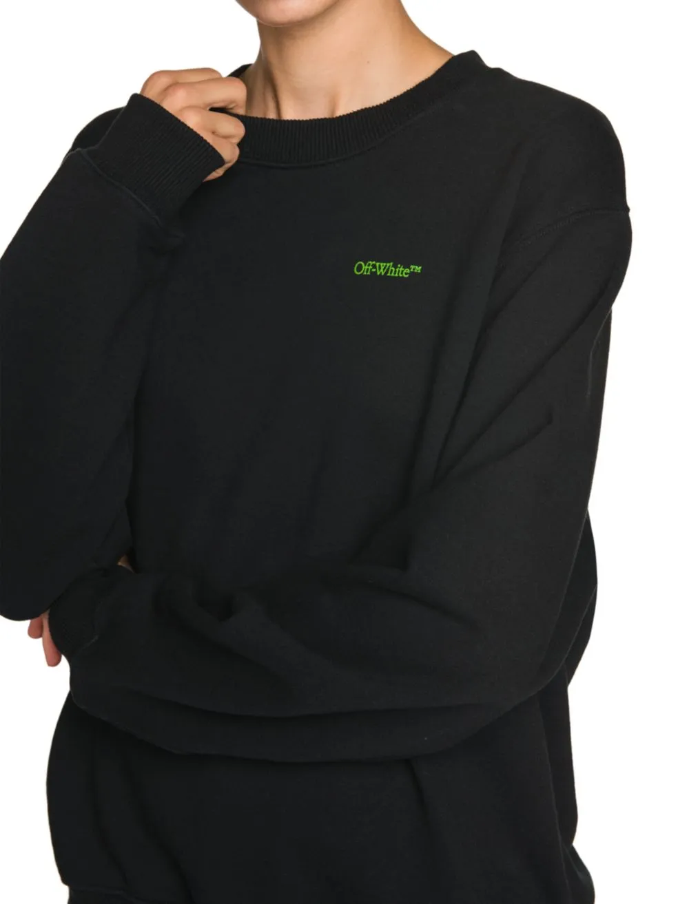 Blurred Arrow Reg Crewneck Black Multico