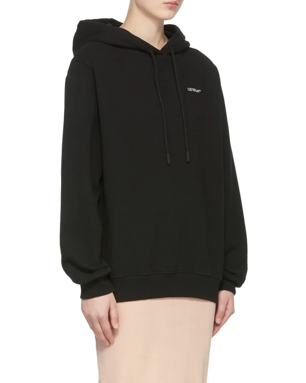 Arrows-Print Drawstring Hoodie