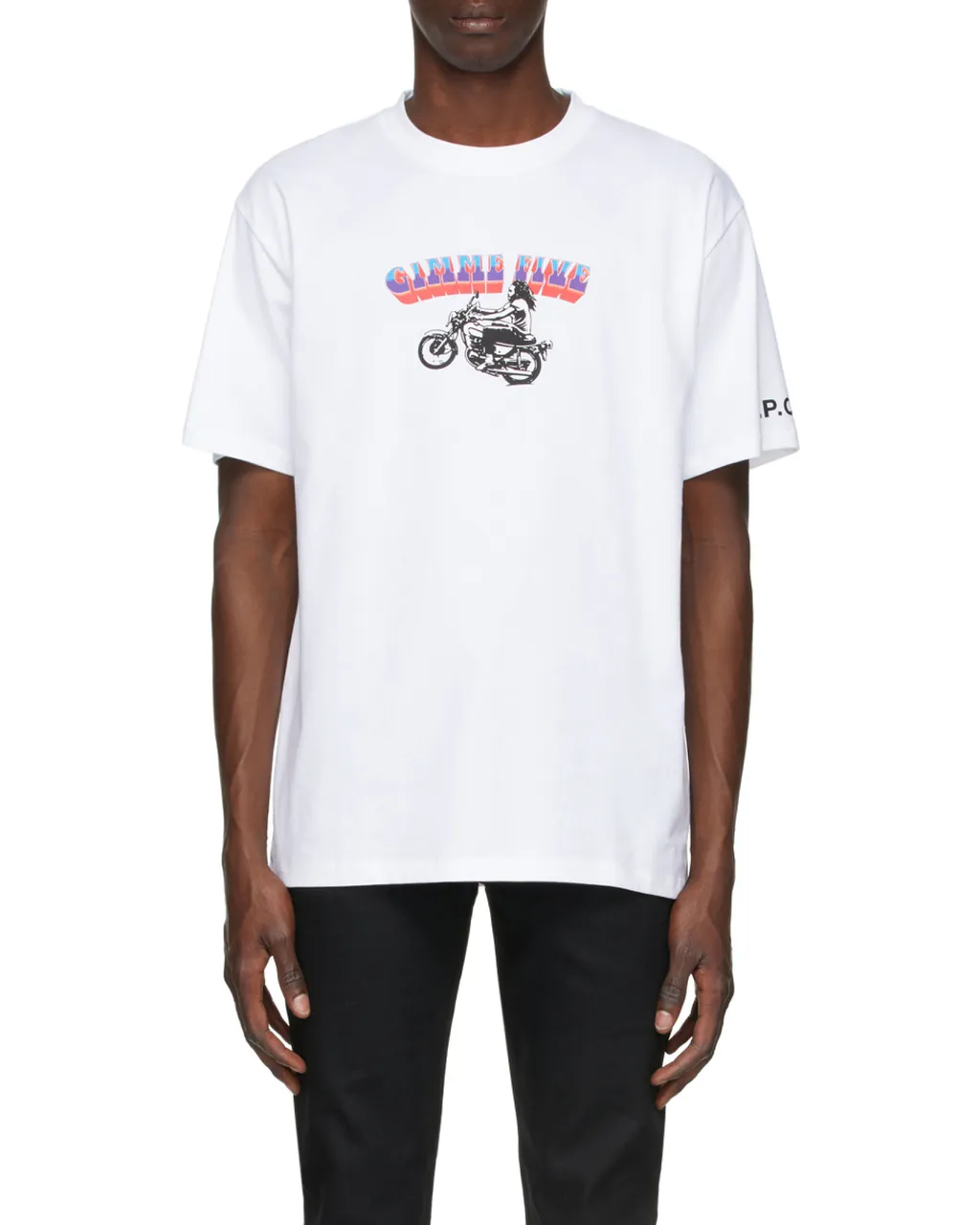 A.P.C. Graphic Print Crewneck T-Shirt