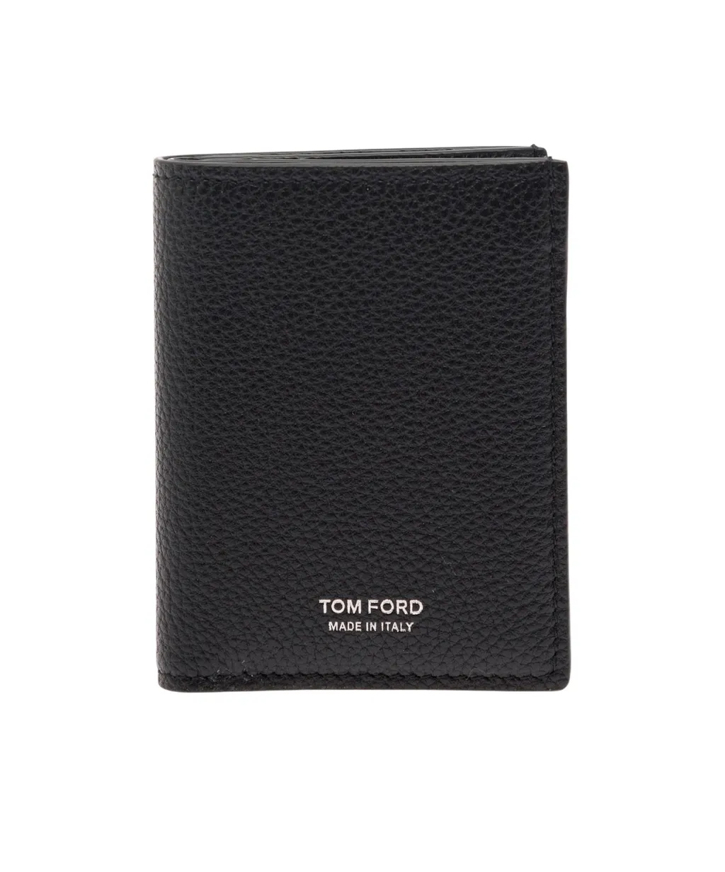 Tom Ford Logo Printed Bi-Fold Wallet