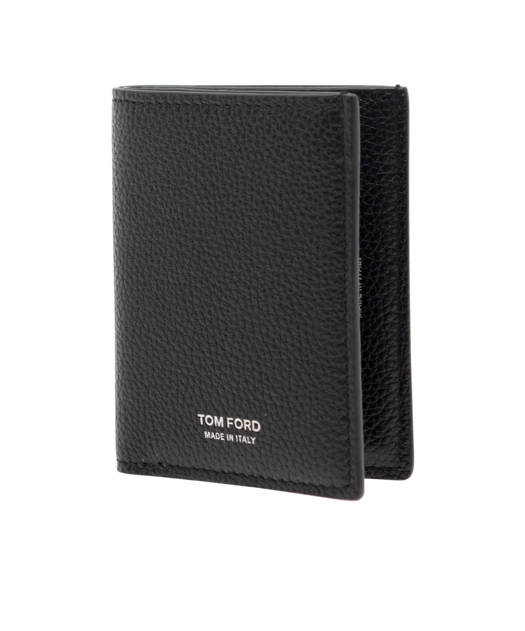 Tom Ford Logo Printed Bi-Fold Wallet