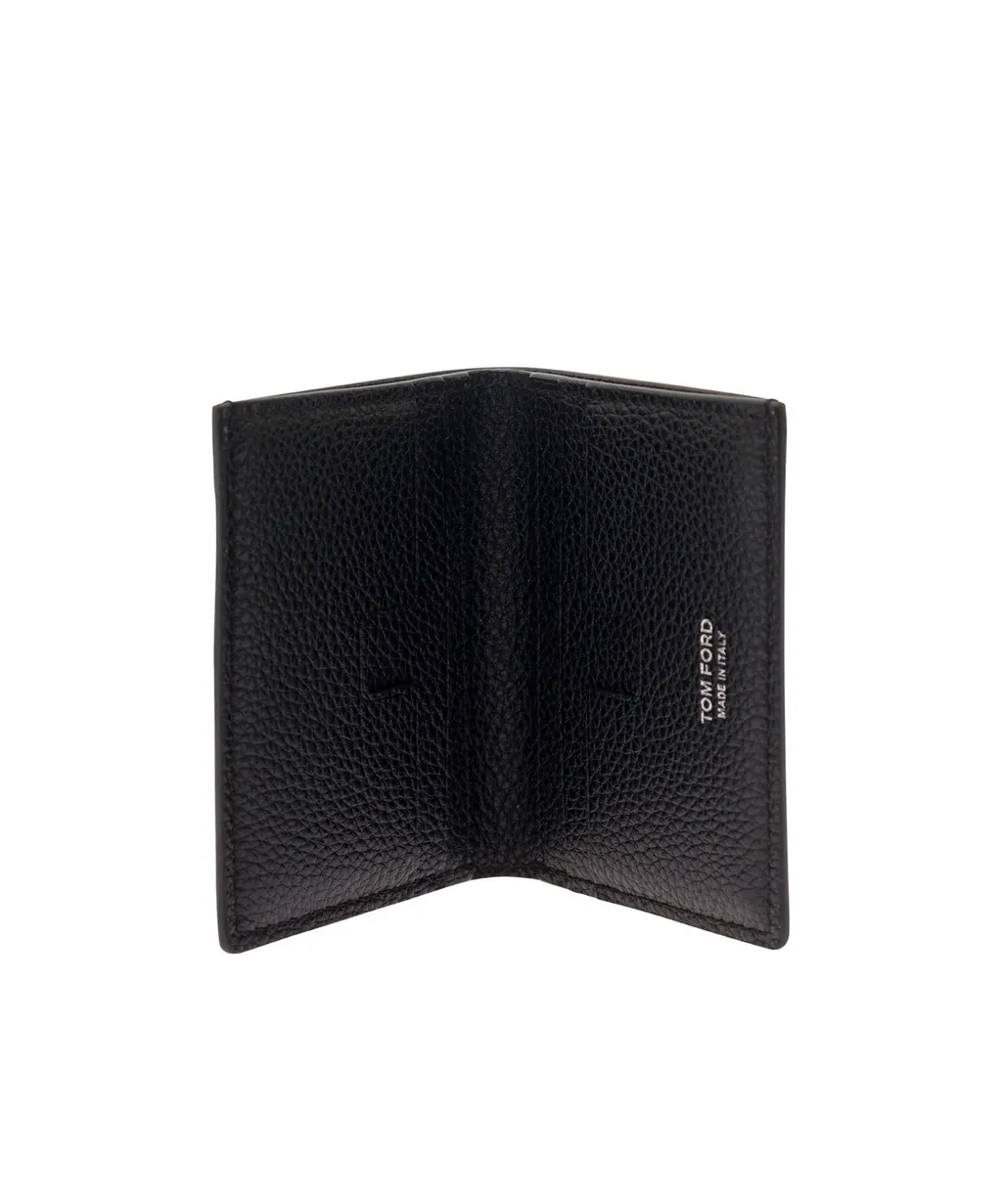 Tom Ford Logo Printed Bi-Fold Wallet