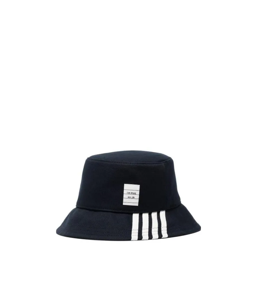 4-Bar Cotton Bucket Hat