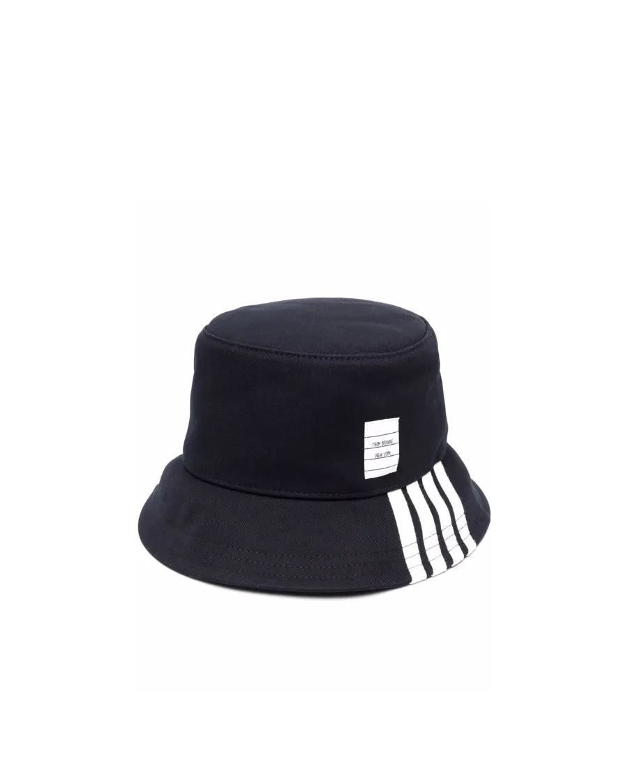 4-Bar Cotton Bucket Hat