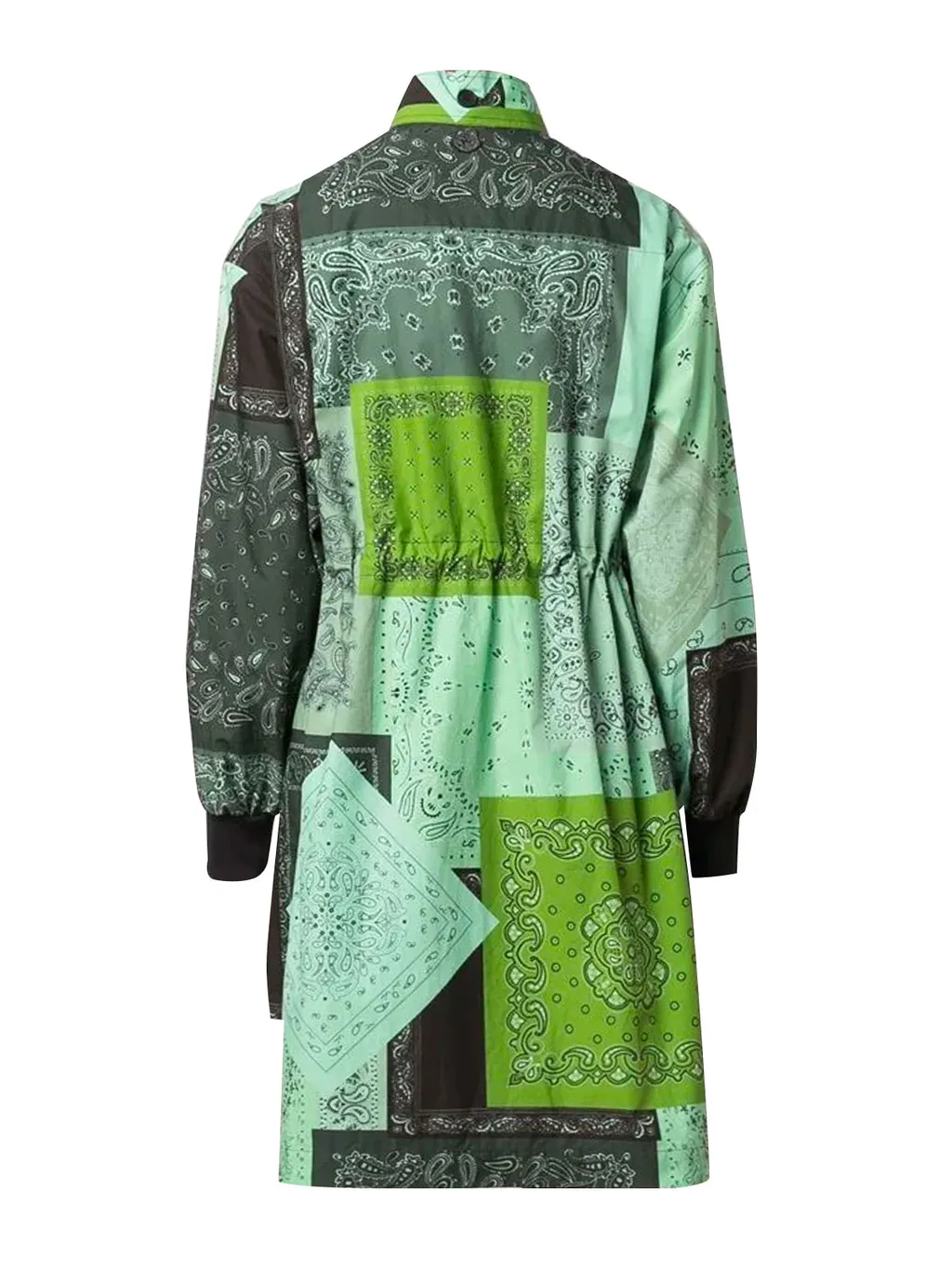 Kenzo Paisley Print Long-Sleeved Shirt Dress