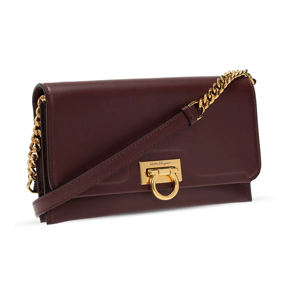 Gancini Logo Chain Bag