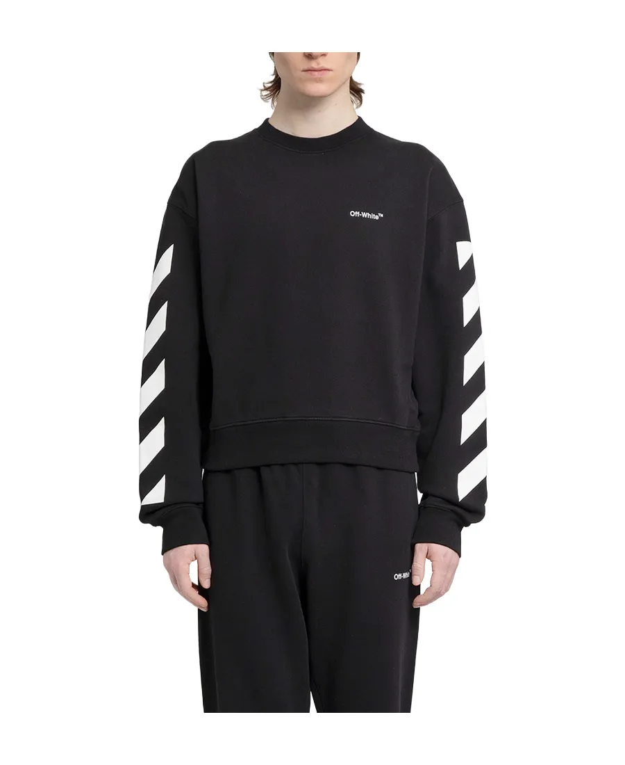 Diagonal Helvetica Oversized Sweatshirt