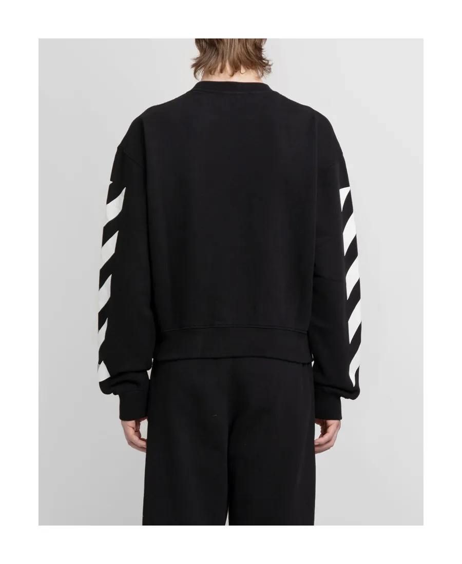 Diagonal Helvetica Oversized Sweatshirt