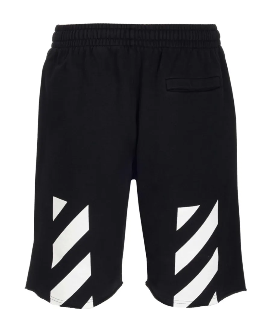 Logo-Print Cotton Track Shorts