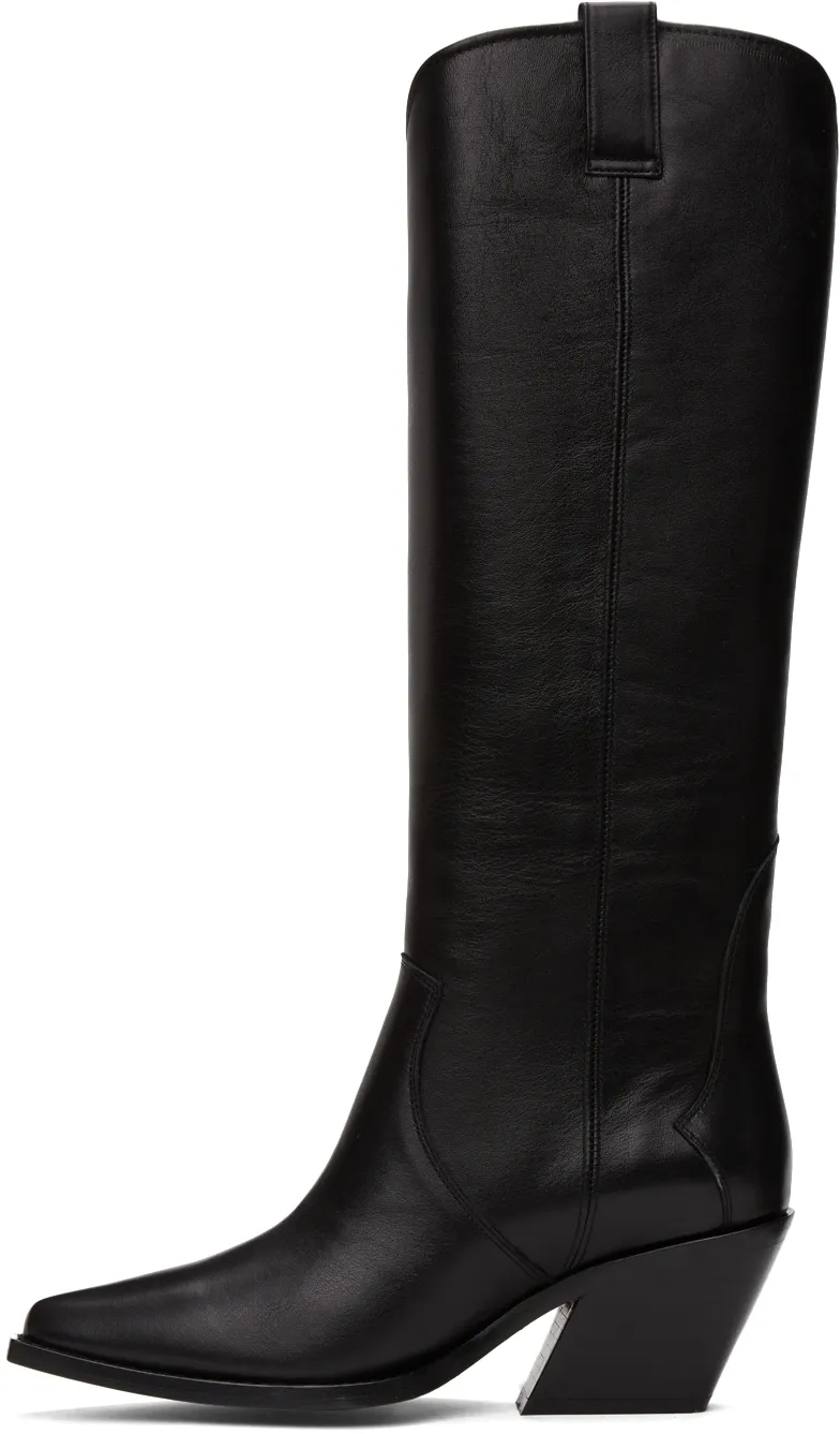 Anine Bing Tania Block Heel Knee-High Boots