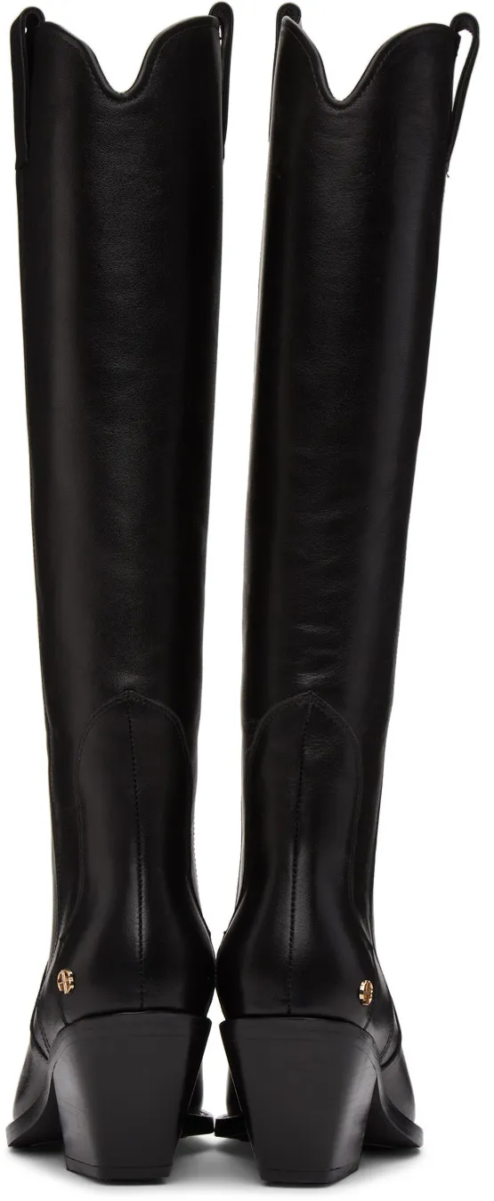 Anine Bing Tania Block Heel Knee-High Boots
