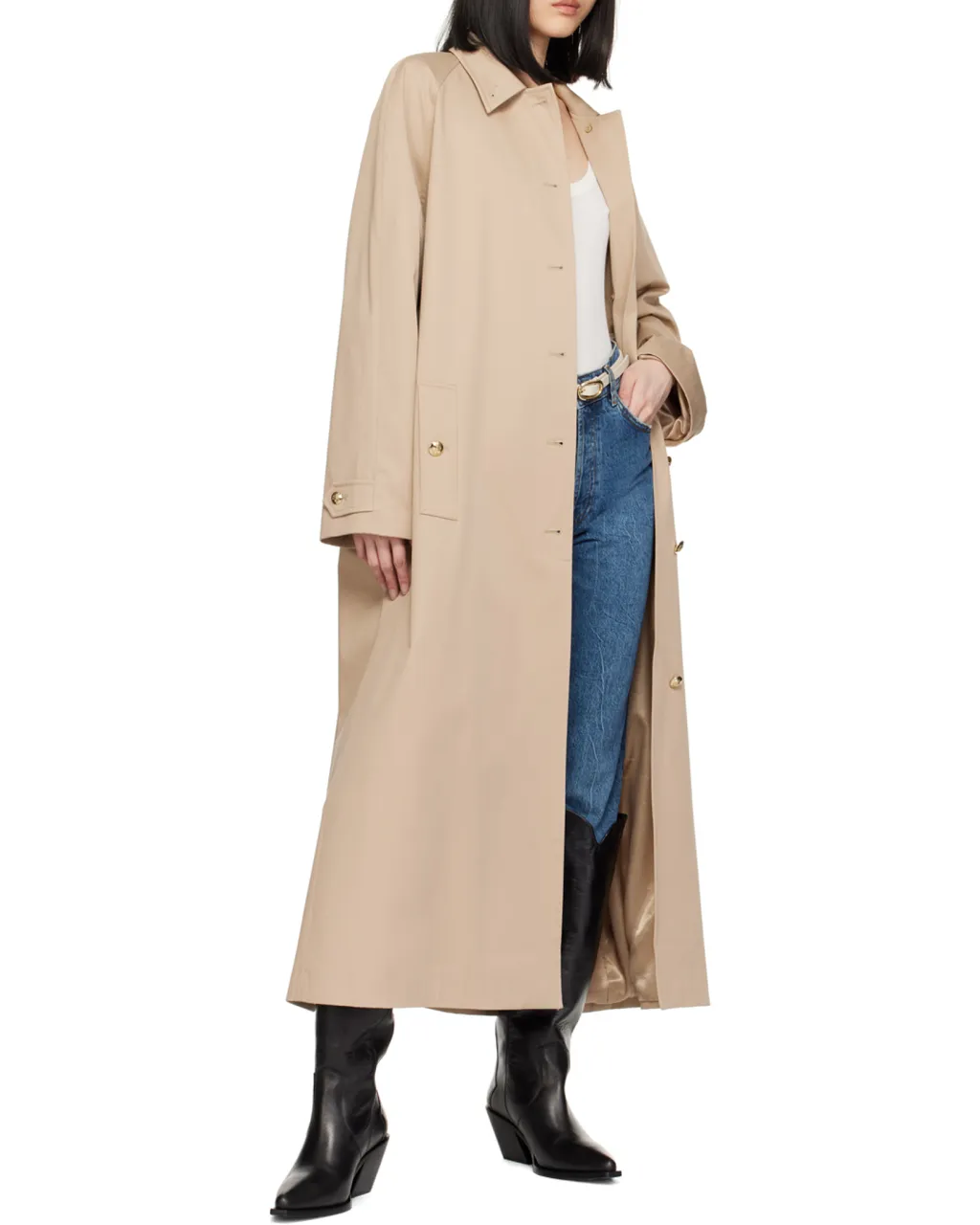 Anine Bing Tania Block Heel Knee-High Boots