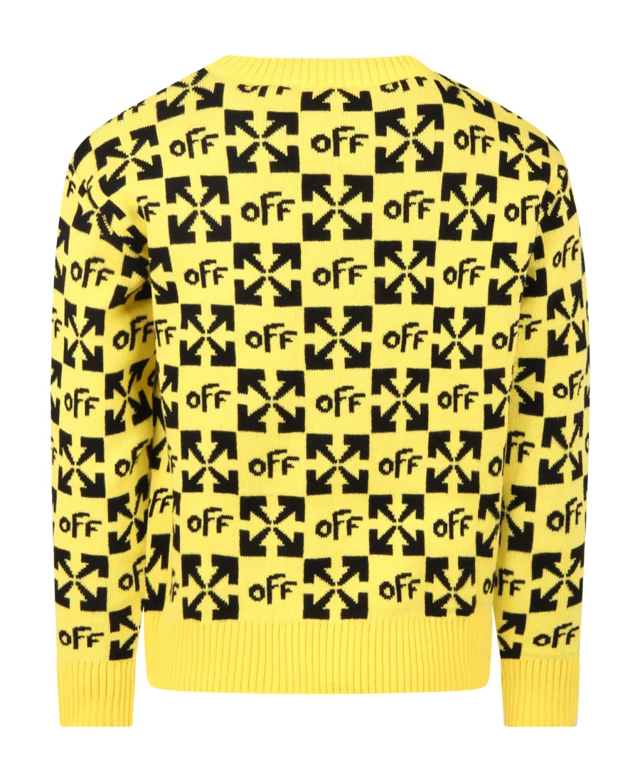 Monogram-Intarsia Cotton Jumper