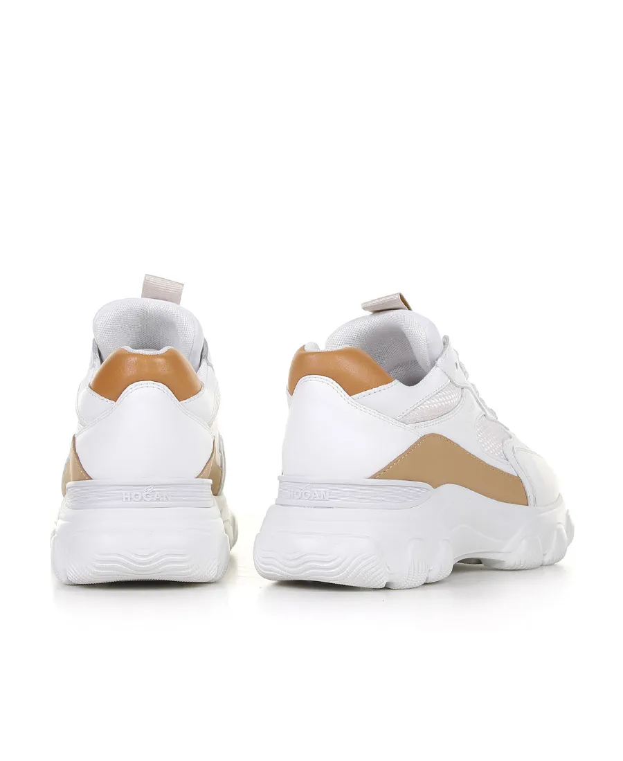 Hogan H540 Lace-Up Logo Detailed Sneakers
