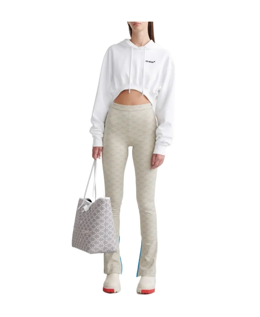 Monogram Ankle-Slit Trousers