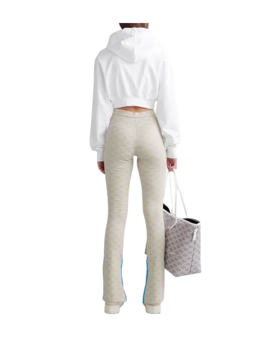 Monogram Ankle-Slit Trousers
