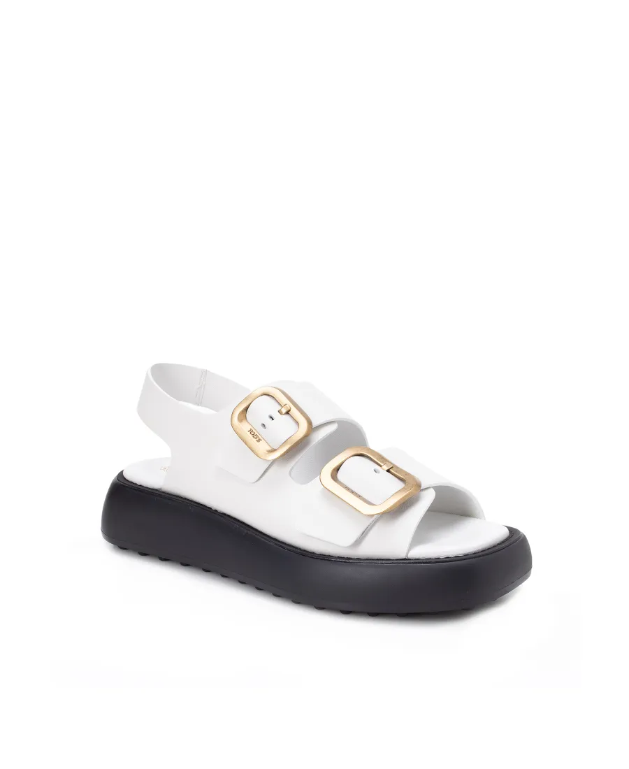 Buckled Leather Sandals