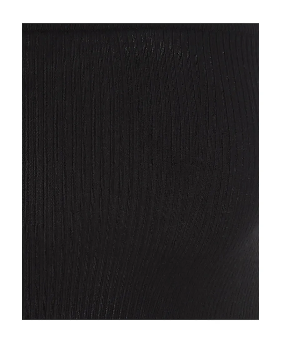 Saint Laurent Strapless Cropped Knitted Top