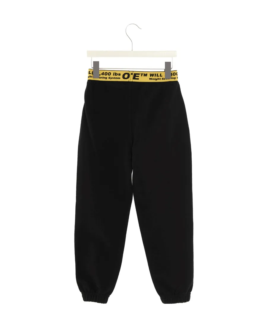 Off-White Kids Industrial Logo Waistband Sweatpants