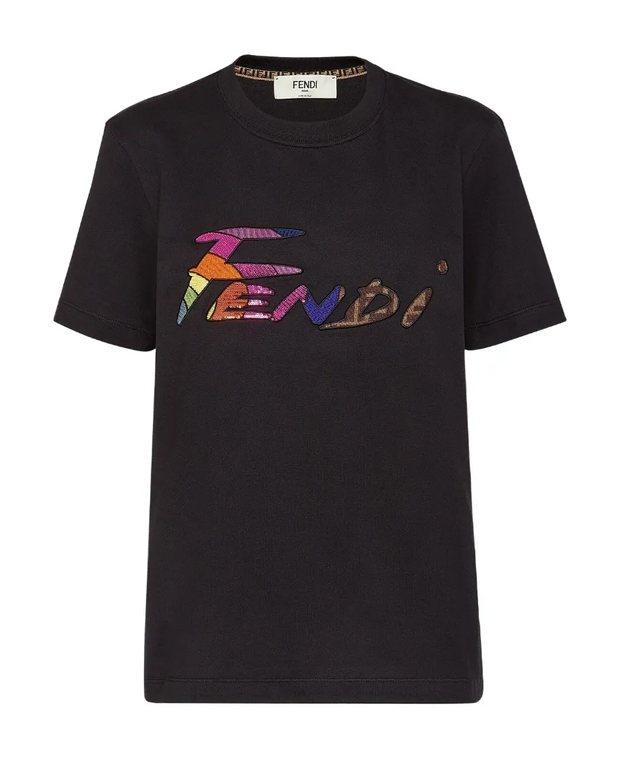 Black Cotton T-Shirt
