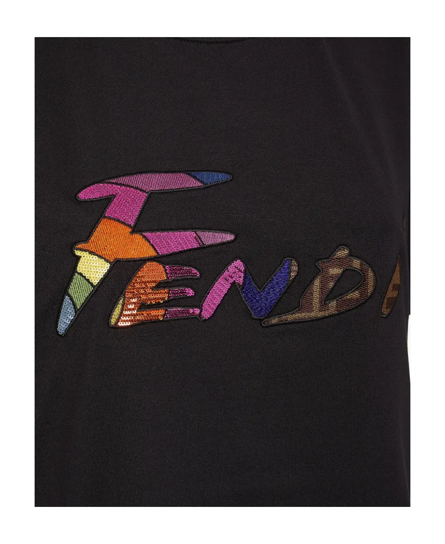 Black Cotton T-Shirt