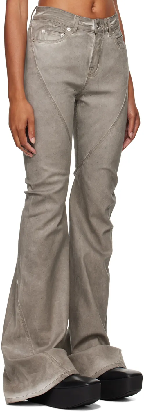 Rick Owens Drkshdw Bias Mid-Rise Jeans