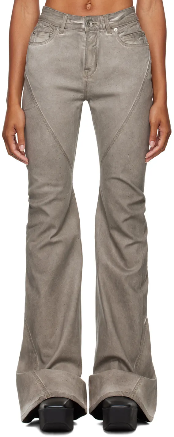 Rick Owens Drkshdw Bias Mid-Rise Jeans